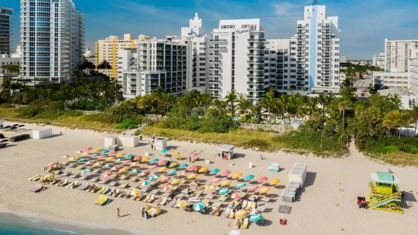 The Confidante Miami Beach P325 Hotel Exterior and Beach.16x9