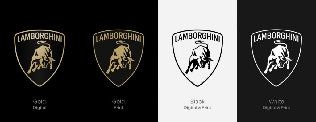 Lamborghini new logo and visual identity