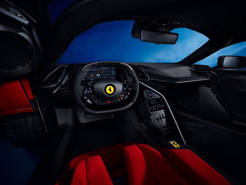 Ferrari-F80 interior