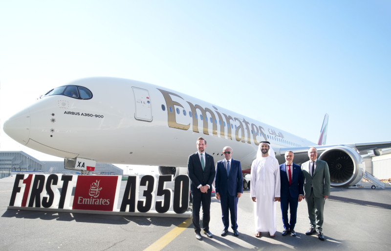 emirates a350 business class fleet